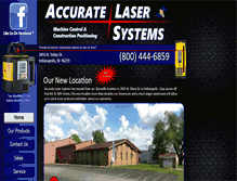 Tablet Screenshot of accuratelasersystems.com
